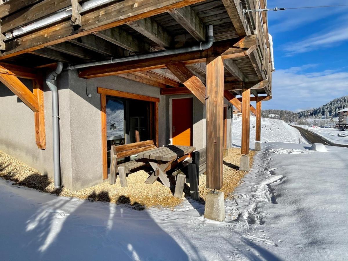 Gite Avec Terrasse Et Belle Vue - Chaletnelda Com Lamoura Buitenkant foto