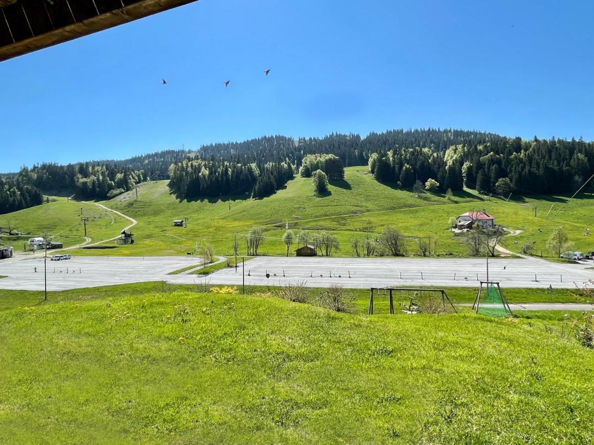 Gite Avec Terrasse Et Belle Vue - Chaletnelda Com Lamoura Buitenkant foto