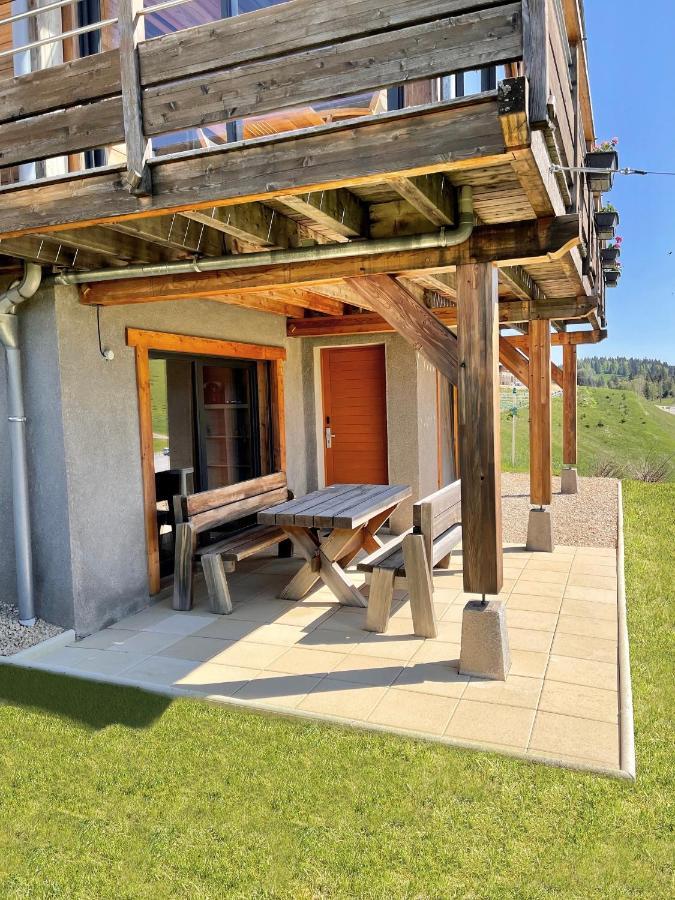 Gite Avec Terrasse Et Belle Vue - Chaletnelda Com Lamoura Buitenkant foto