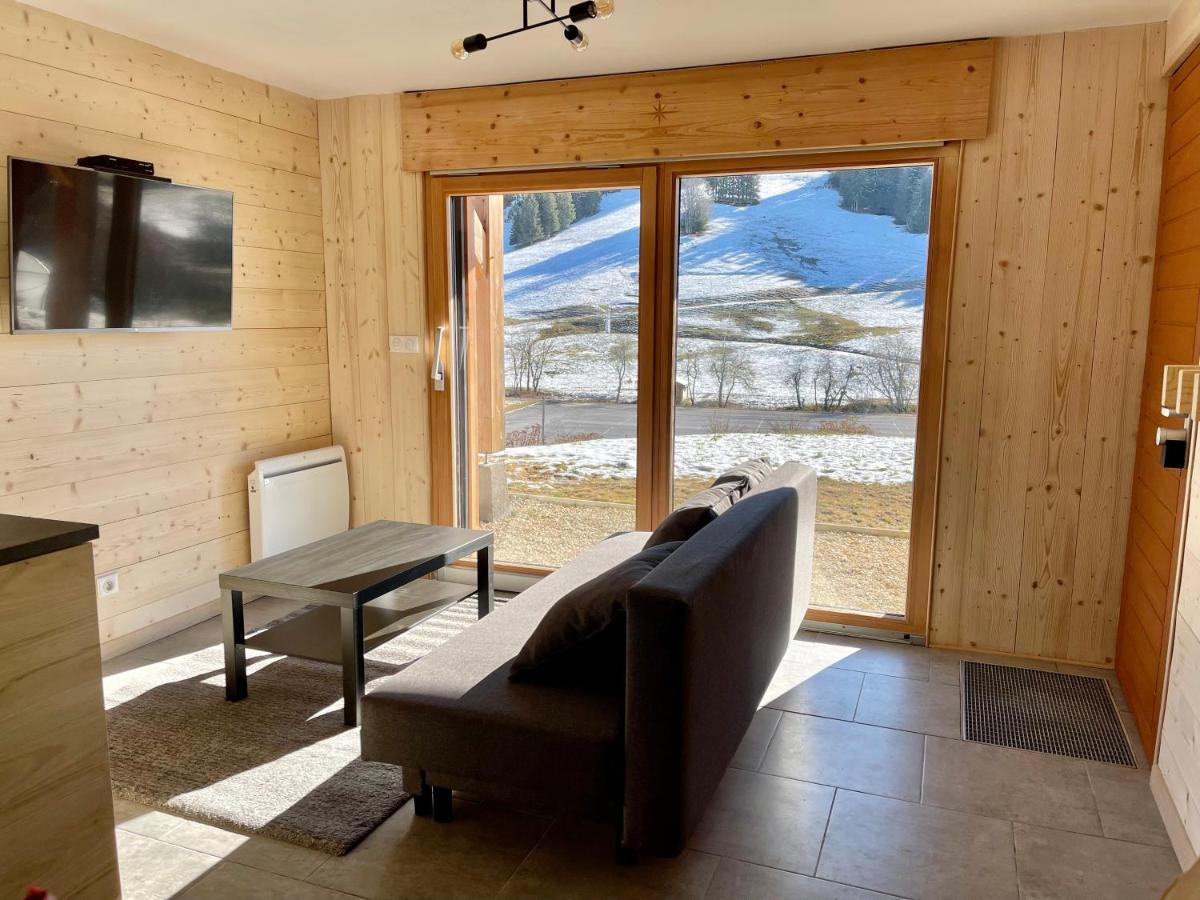 Gite Avec Terrasse Et Belle Vue - Chaletnelda Com Lamoura Buitenkant foto