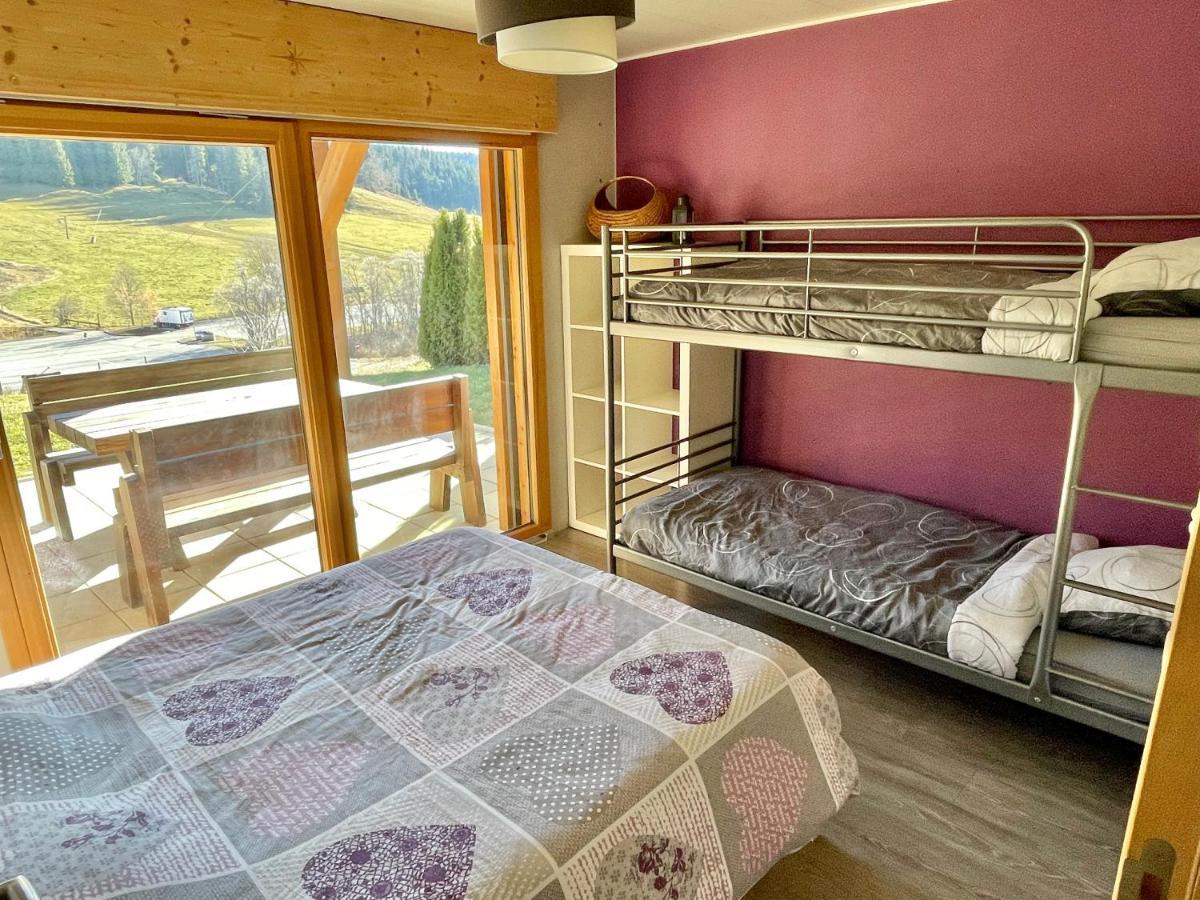 Gite Avec Terrasse Et Belle Vue - Chaletnelda Com Lamoura Buitenkant foto